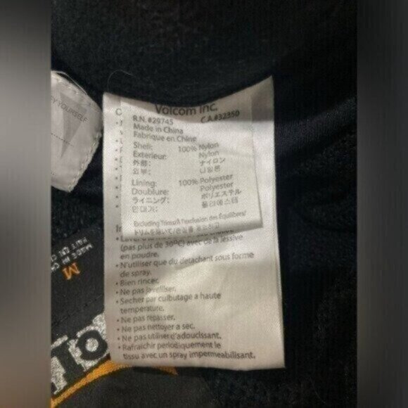 Volcom Snowboarding Ski Pants Athletic Nimbus Stretch Breathable Snow Winter - Picture 12 of 15